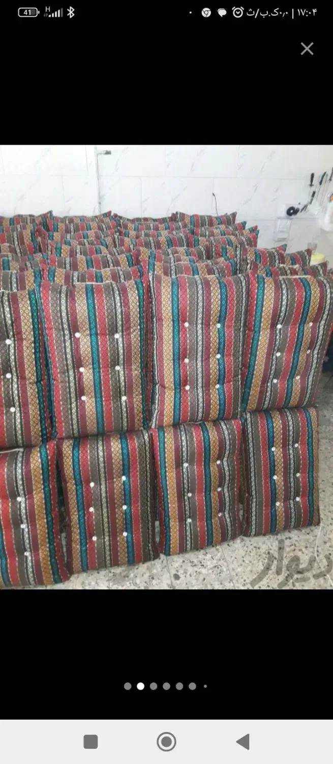 چهار کوشه پشتی مخصوص رستوران وتخت سنتی|پشتی|شهریار, شهرک وائین|دیوار