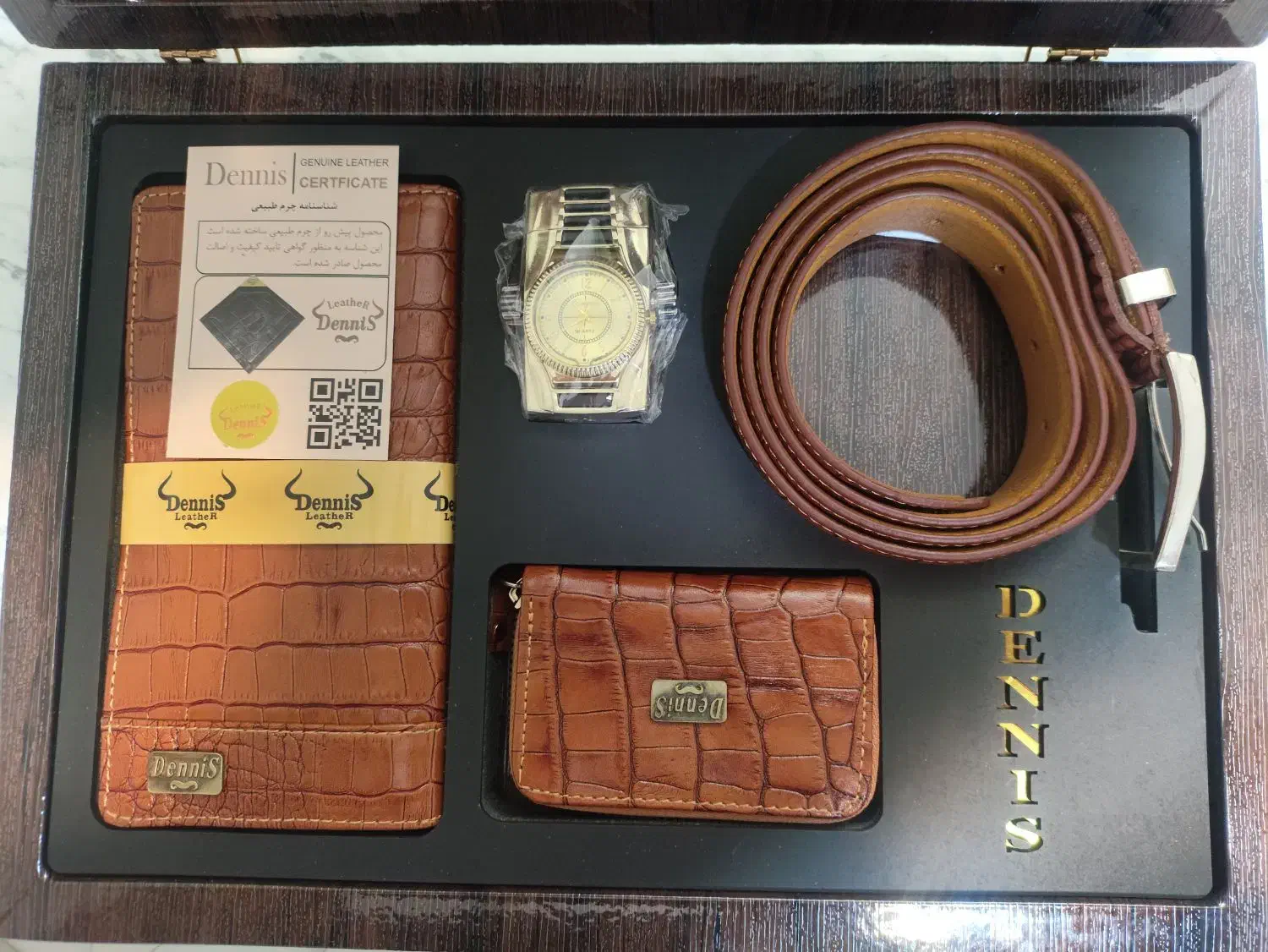 ست لوکس چرم مردانه|کیف، کفش، کمربند|تبریز, |دیوار