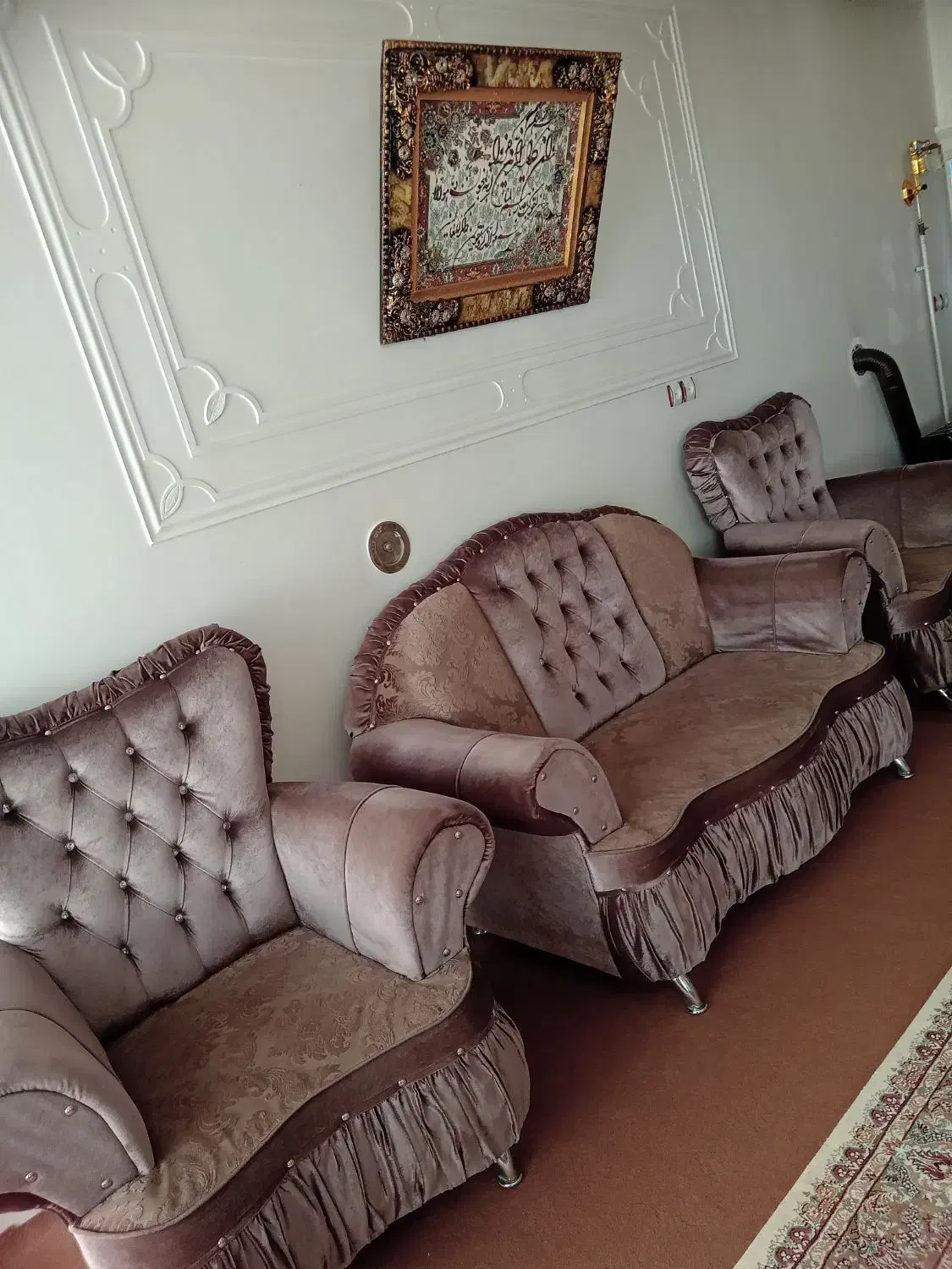 مبل ۷ نفره|مبلمان خانگی و میز عسلی|سلماس, |دیوار