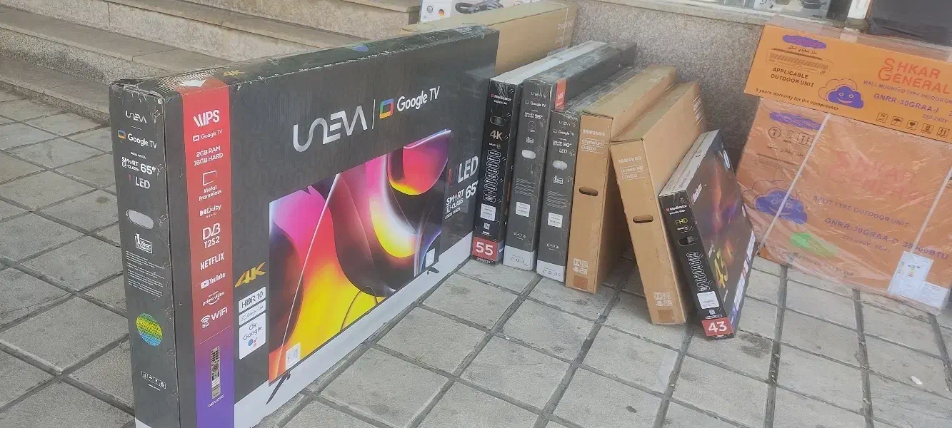 یونیوا مدل U-Class سایز ۶۵ اینچ کیفیت Ultra HD 4K|تلویزیون و پروژکتور|بانه, |دیوار
