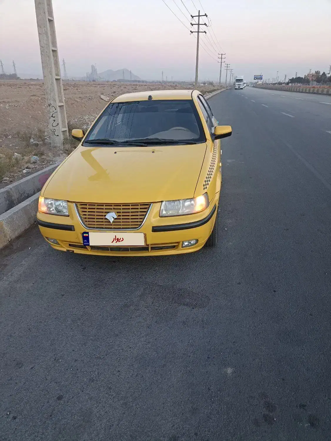 سمند تاکسی ef7|خودرو سواری و وانت|آبیک, |دیوار