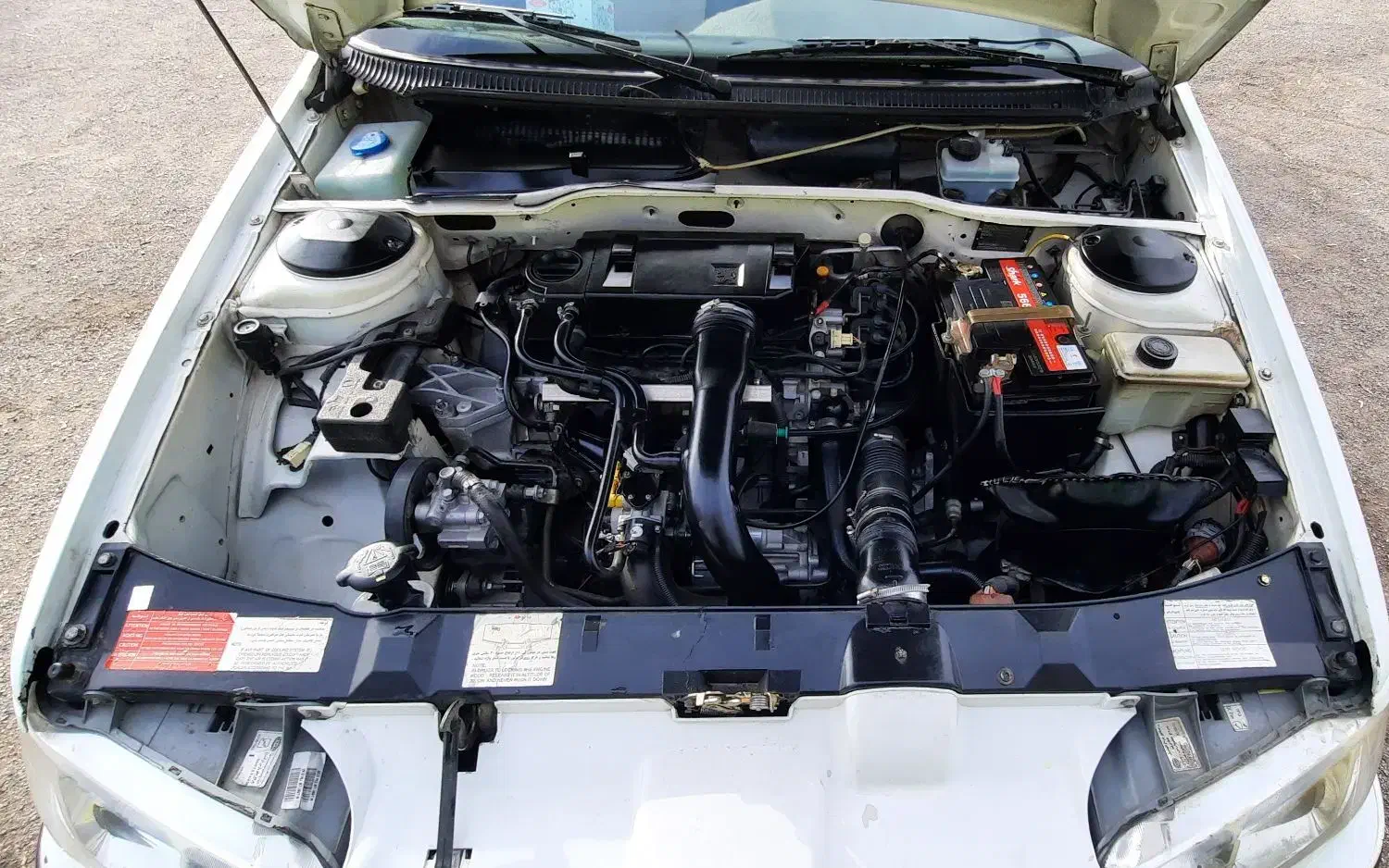 پارس سفید مدل ۹۱ داشبورد کرم رنگ|خودرو سواری و وانت|سنقر, |دیوار