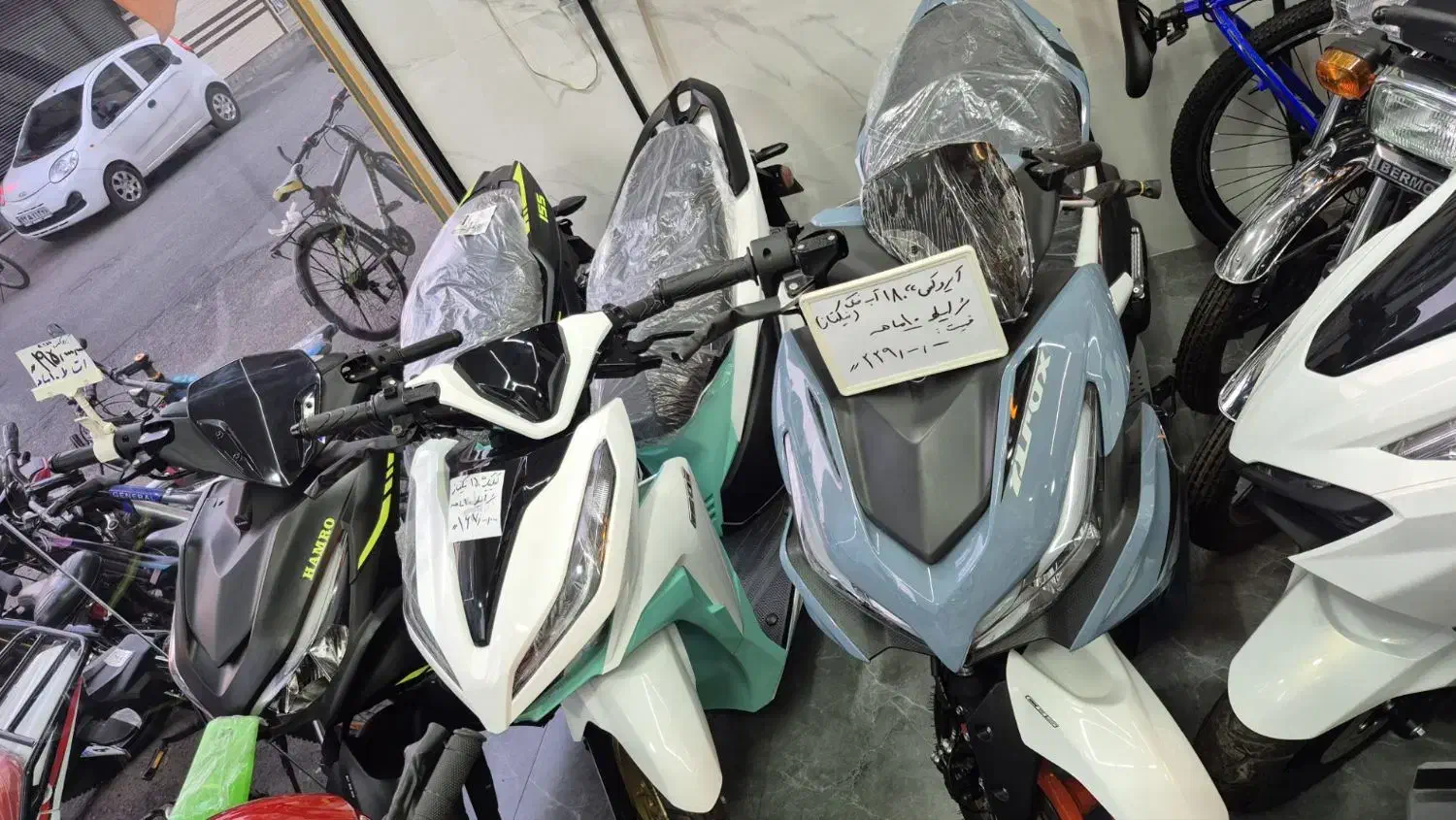 دوچرخه موتورسیکلت بایک لند|دوچرخه، اسکیت، اسکوتر|رودسر, |دیوار