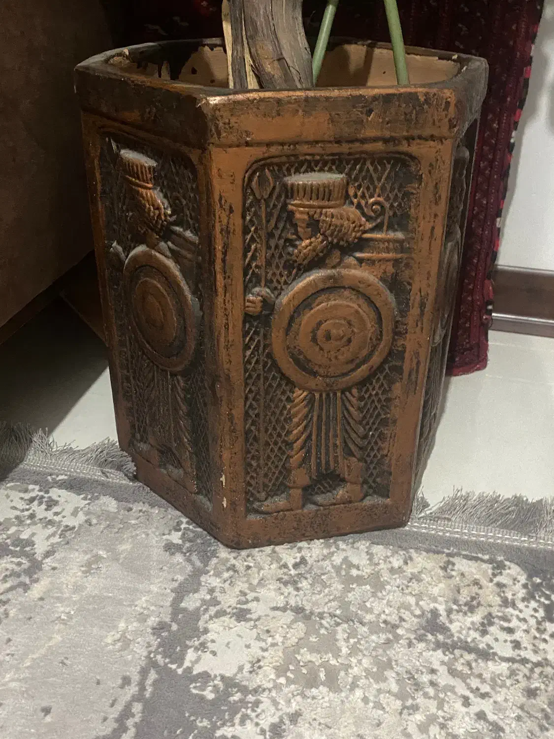 درختچه|گل مصنوعی|گنبد کاووس, |دیوار