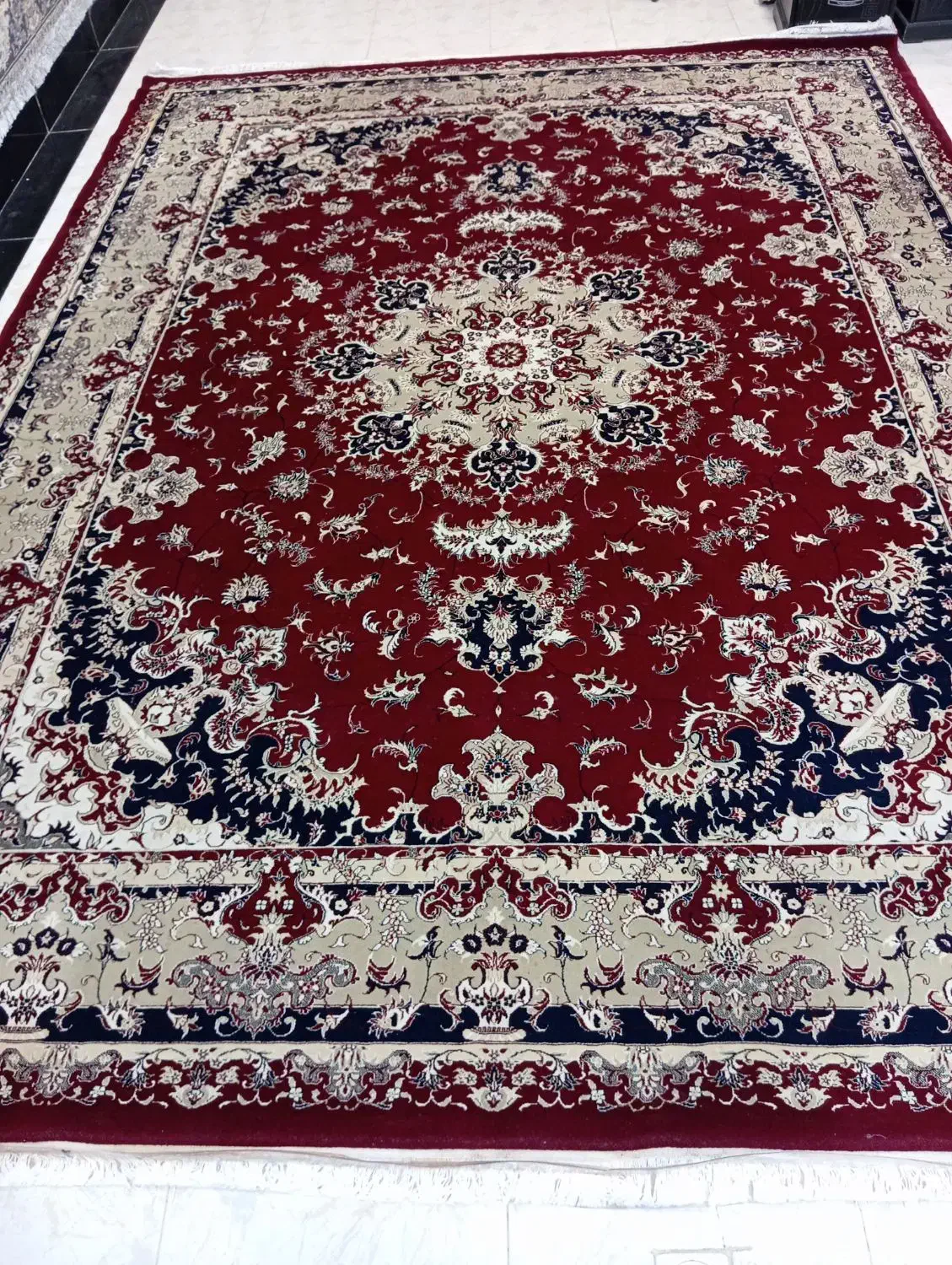 یک جفت فرش۱۲متری درجه یک|فرش|اردبیل, |دیوار