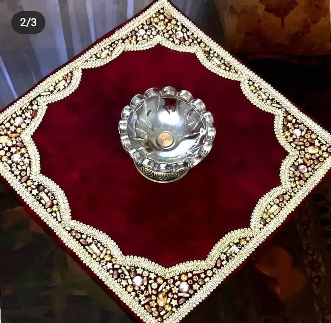 رومیزی مخصوص تازه عروس ها|پرده، رانر، رومیزی|قم, نخودی|دیوار
