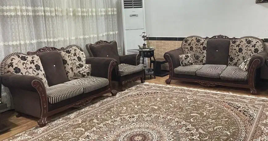 مبل 6نفره باکیفیت بالا|مبلمان خانگی و میز عسلی|شوش, |دیوار