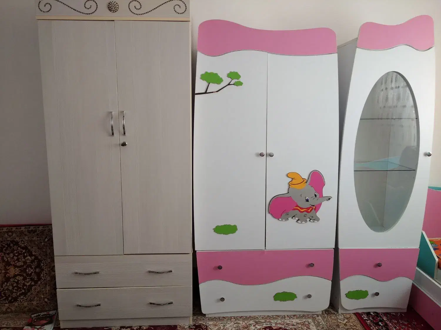 کمد نوزادو نوجوان|تخت و سرویس خواب|لالجین, |دیوار