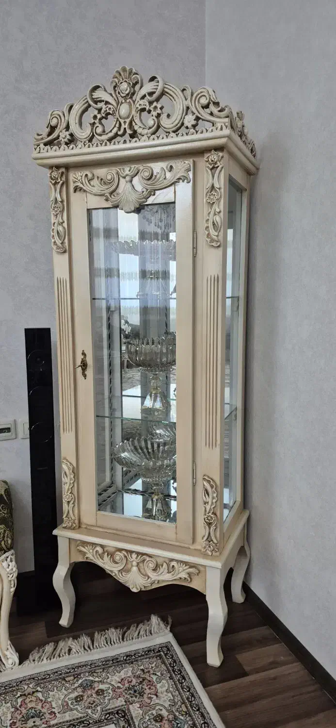 دو عدد بوفه تمام چوب عالی در حد نو|بوفه، ویترین، کنسول|اردبیل, |دیوار