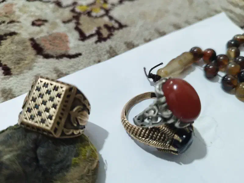 انگشتر نقره و طلا روس|کلکسیون و سرگرمی|گالیکش, |دیوار