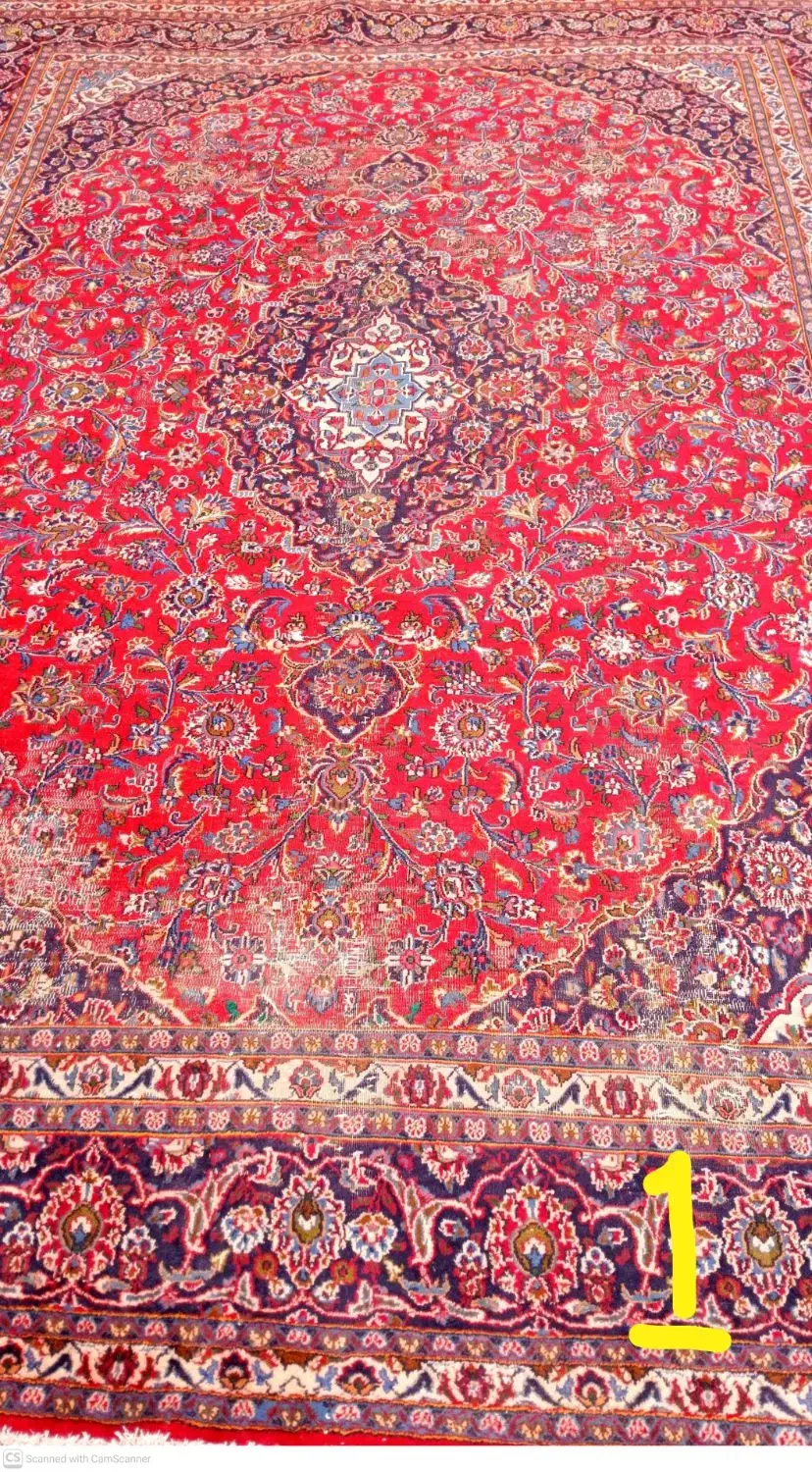 فرش دستباف مشهد جفت 12متری|فرش|بناب, |دیوار