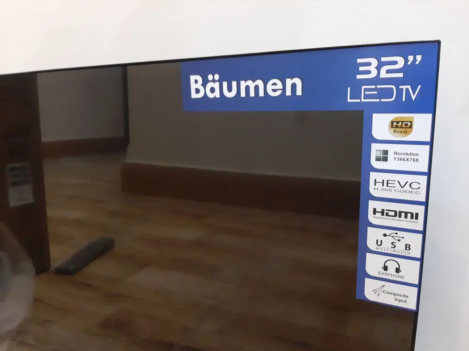 تلوزیون ۳۲ بویمن صفر|تلویزیون و پروژکتور|رشت, سعدی (تختی)|دیوار