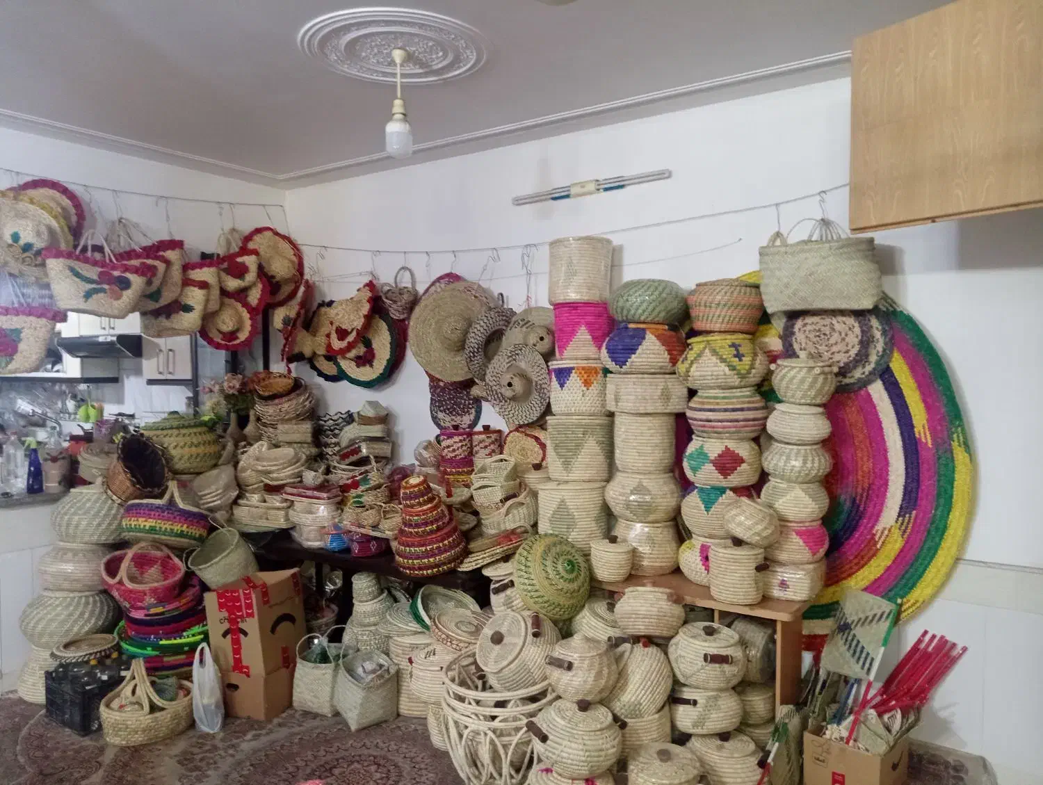 انواع مدل های جدید جابرنجی حصیری|ظروف نگهدارنده، پلاستیکی، یک‌بارمصرف|قم, میرزائیه|دیوار