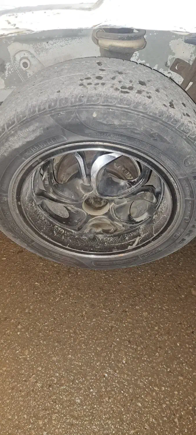 رینگ اسپرت با لاستیک پراید|قطعات یدکی و لوازم جانبی|یاسوج, |دیوار