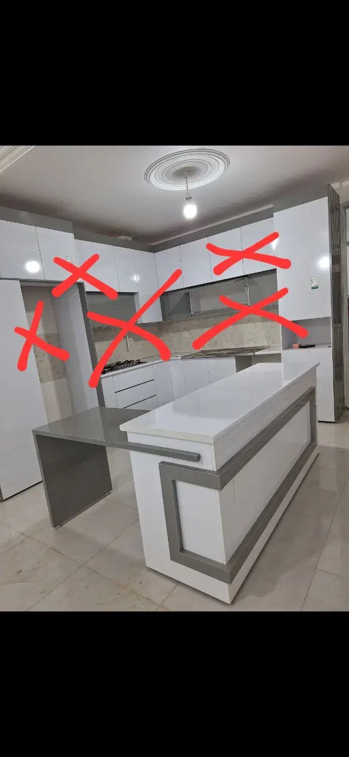 کابینت جزیره|آب‌چکان و نظم‌دهنده ظروف|خرمدره, |دیوار