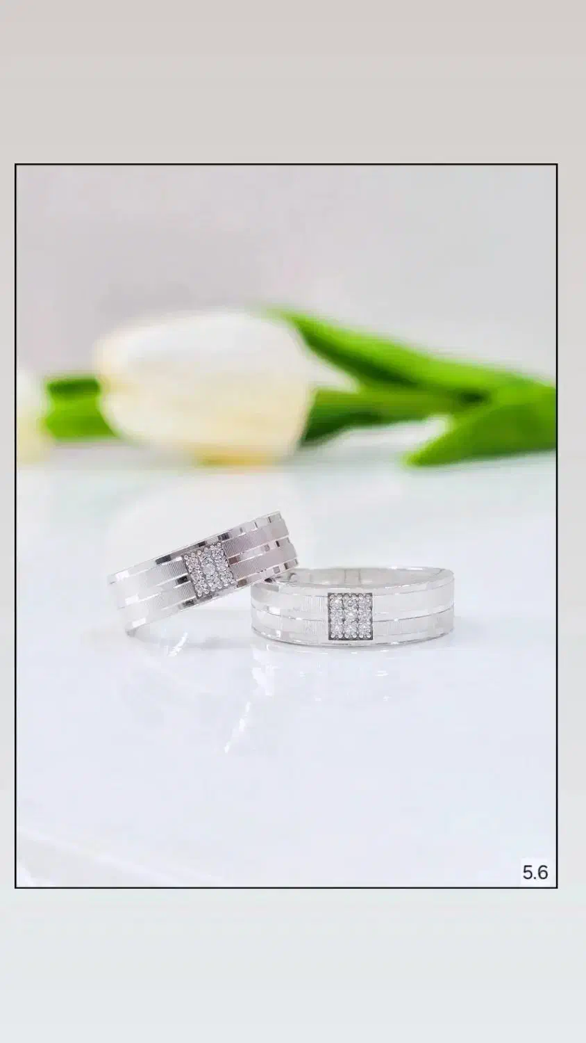 حلقه ست و حلقه تک نقره|جواهرات|اندیمشک, |دیوار