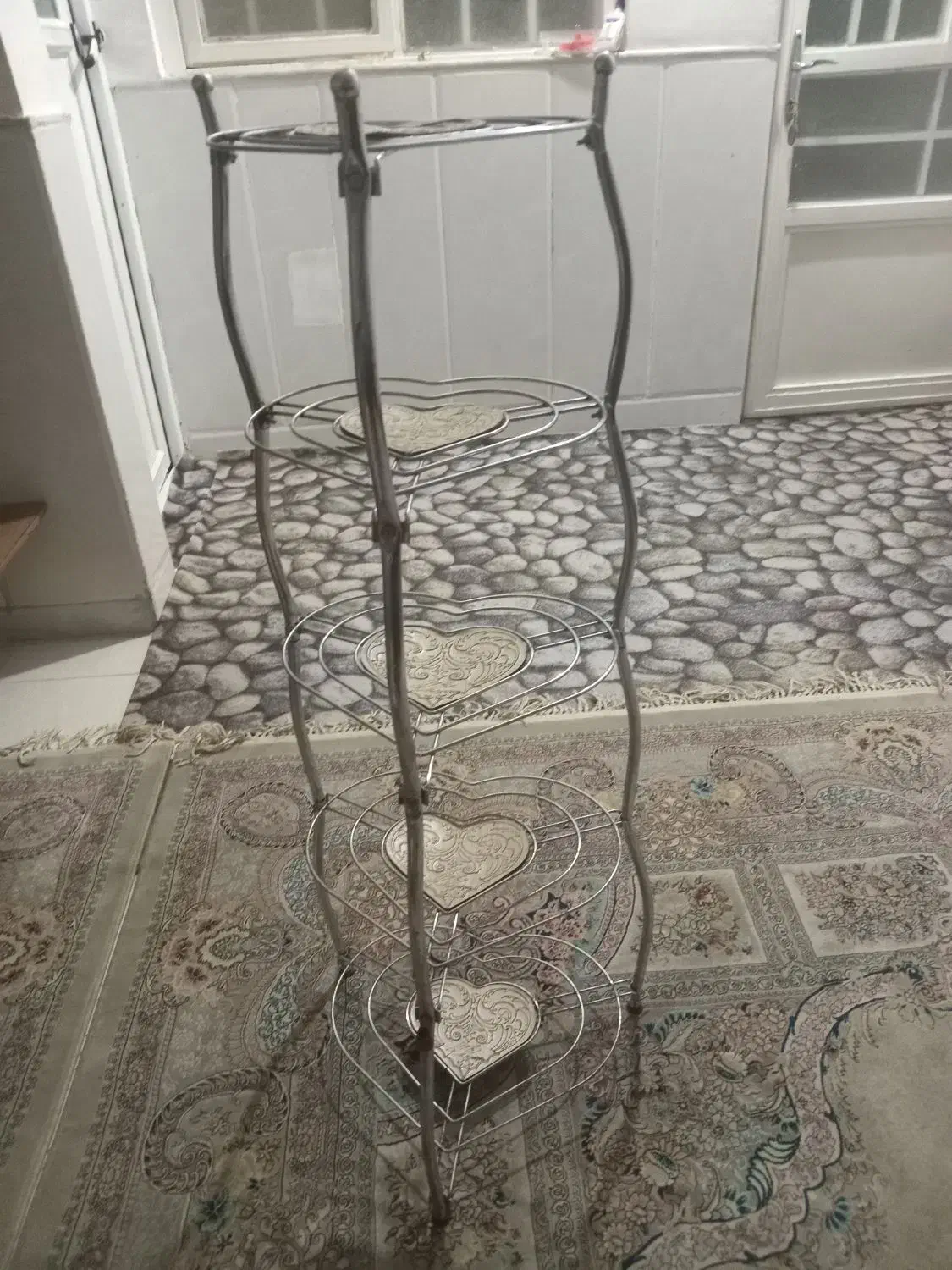 طبق قلبی برای چیدمان قابلمه|آبچکان و نظمدهنده ظروف|قم, شهرک توانیر|دیوار