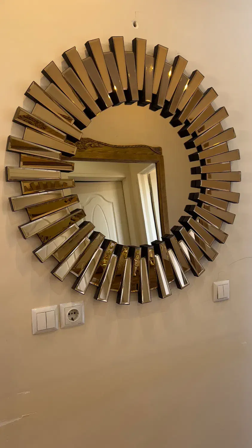 آینه کنسول رزگلد|بوفه، ویترین، کنسول|پردیس, فاز ۸|دیوار