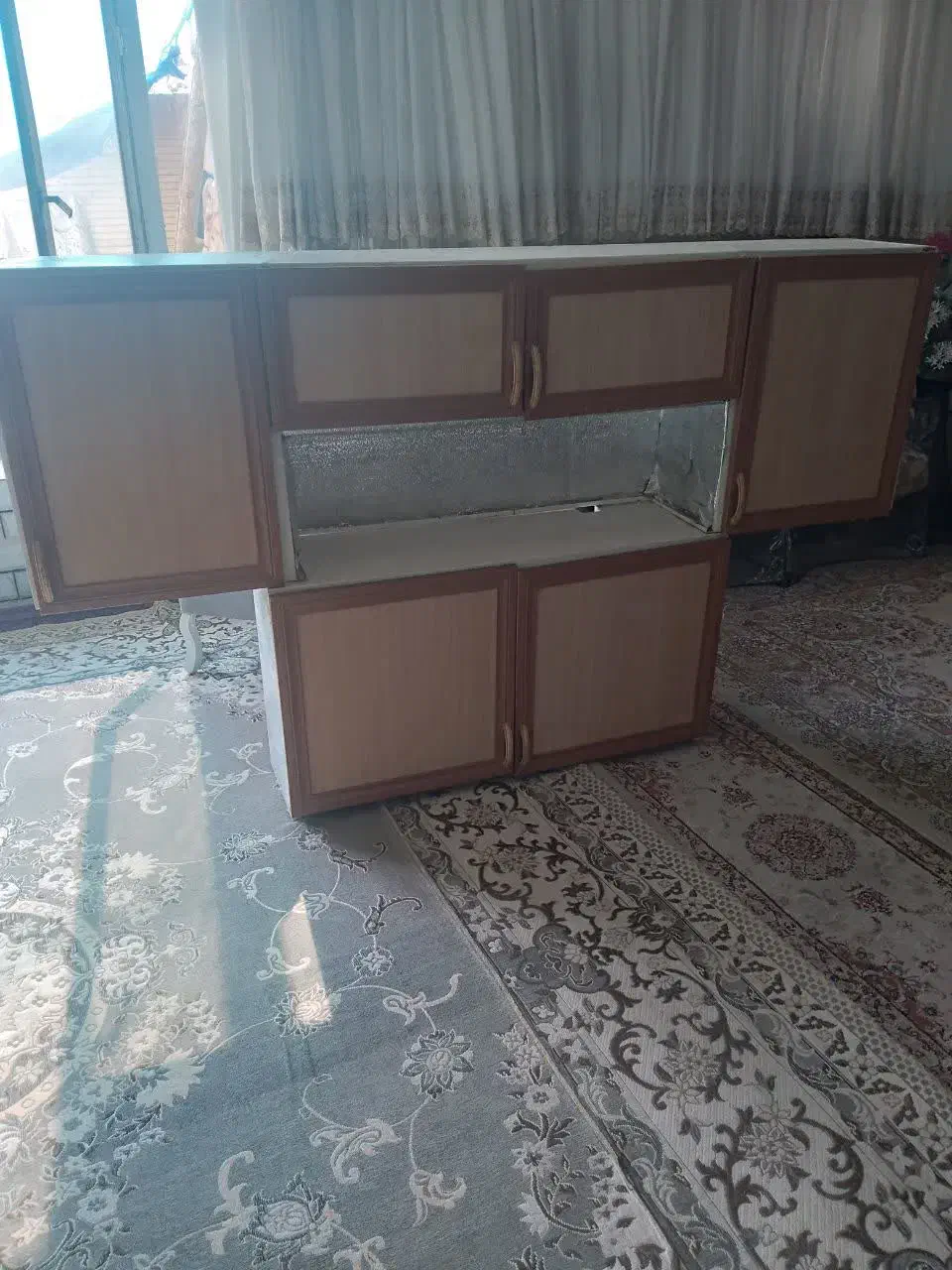 کابینت فلزی با درب ام دی اف|مصالح و تجهیزات ساختمان|پیر بکران, |دیوار