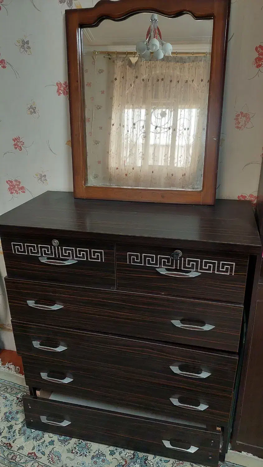 دراور با آینه|جاکفشی، کمد، دراور|زاهدان, |دیوار