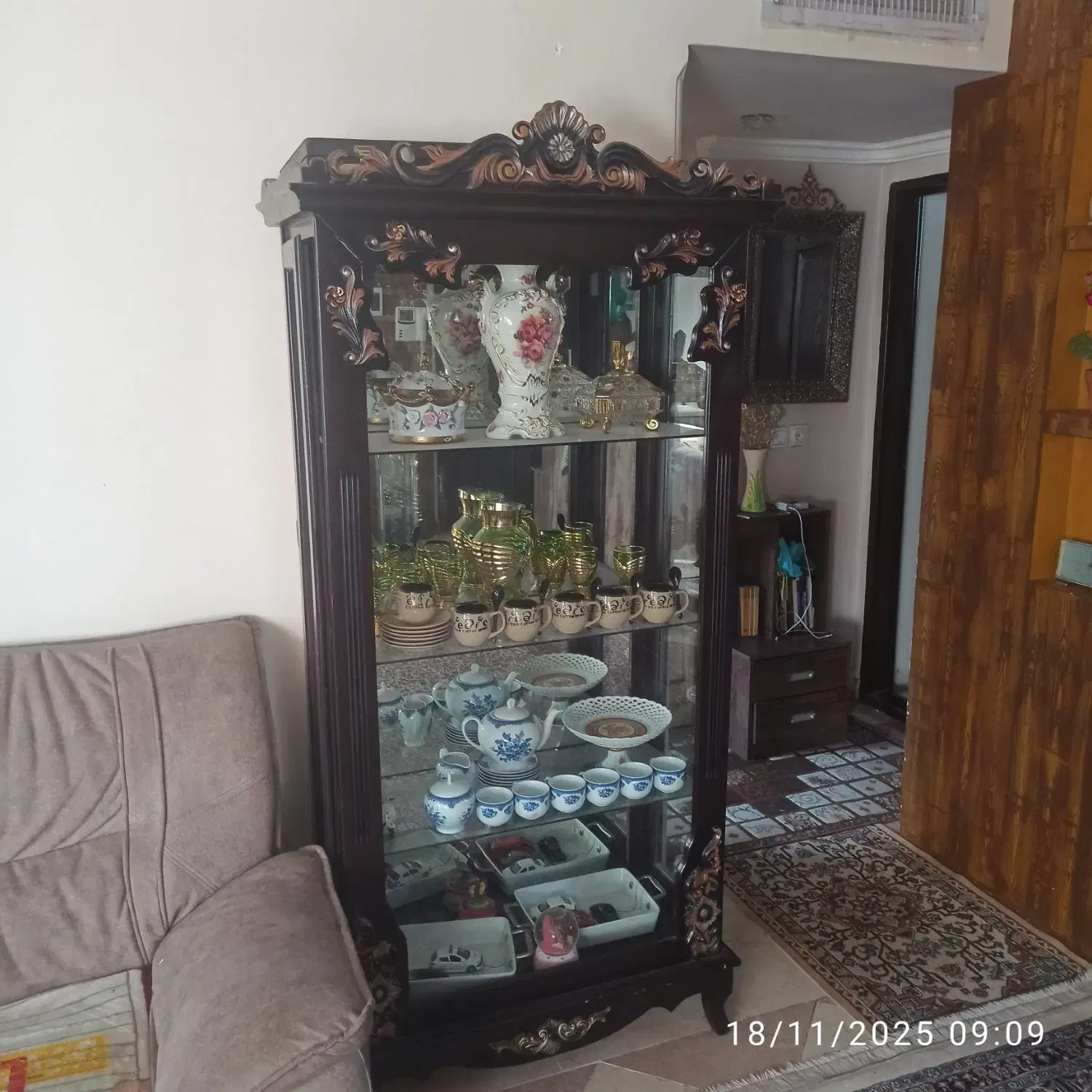 بوفه‌چوبی‌جنس‌خوب|بوفه، ویترین، کنسول|کرمان, |دیوار