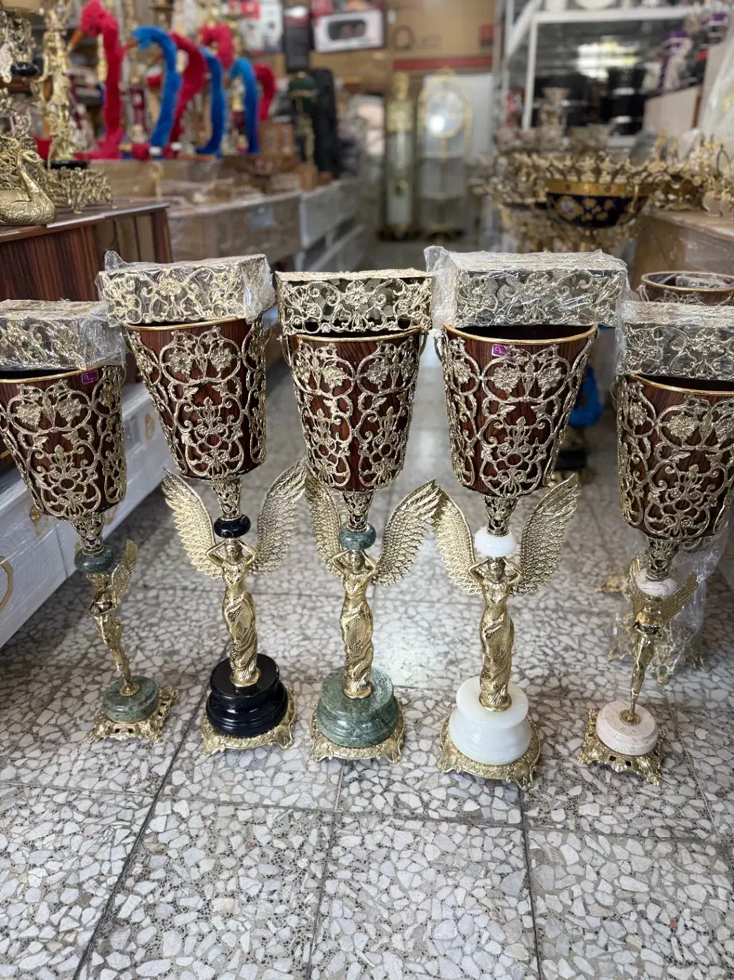 سطل دستمال برنز|صنایع دستی و سایر لوازم تزئینی|ازنا, |دیوار