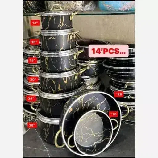 سرویس قابلمه ۱۴ پارچه|ظروف پخت‌وپز|هشتگرد, مدرس|دیوار