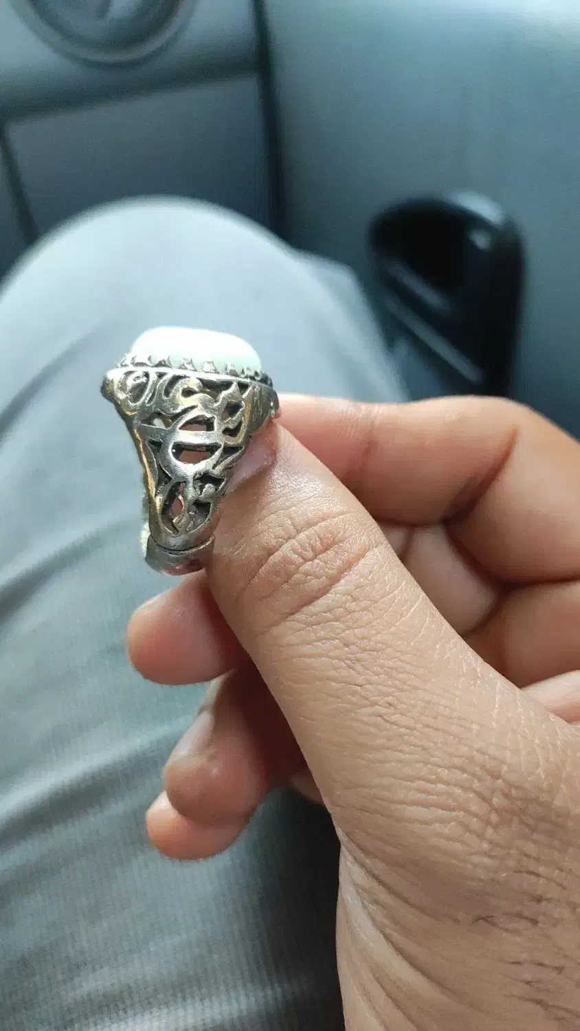 انگشتر گوهر شب چراغ معدنی|بدلیجات|گنبد کاووس, |دیوار