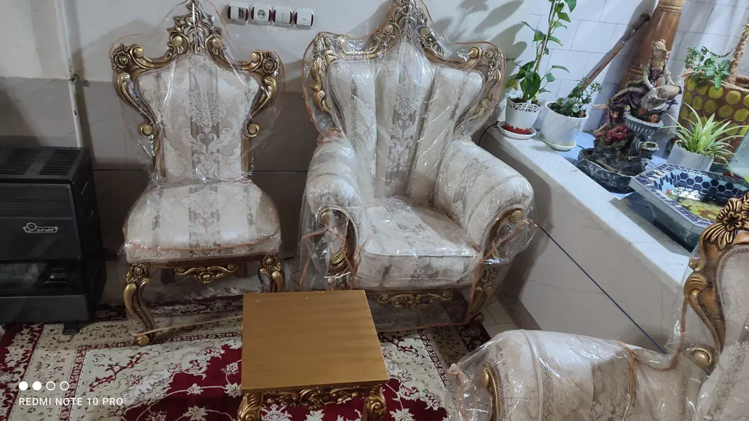 مبل سلطنتی 9 نفره|مبلمان خانگی و میز عسلی|دامغان, |دیوار