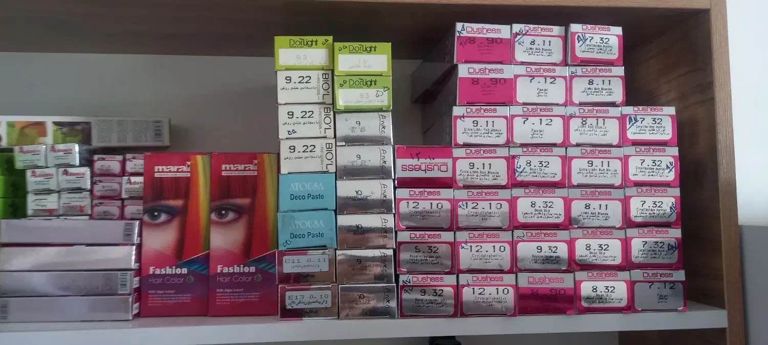 فروش رنگ مو به قیمت فاکتور|آرایشی، بهداشتی، درمانی|بردسیر, |دیوار