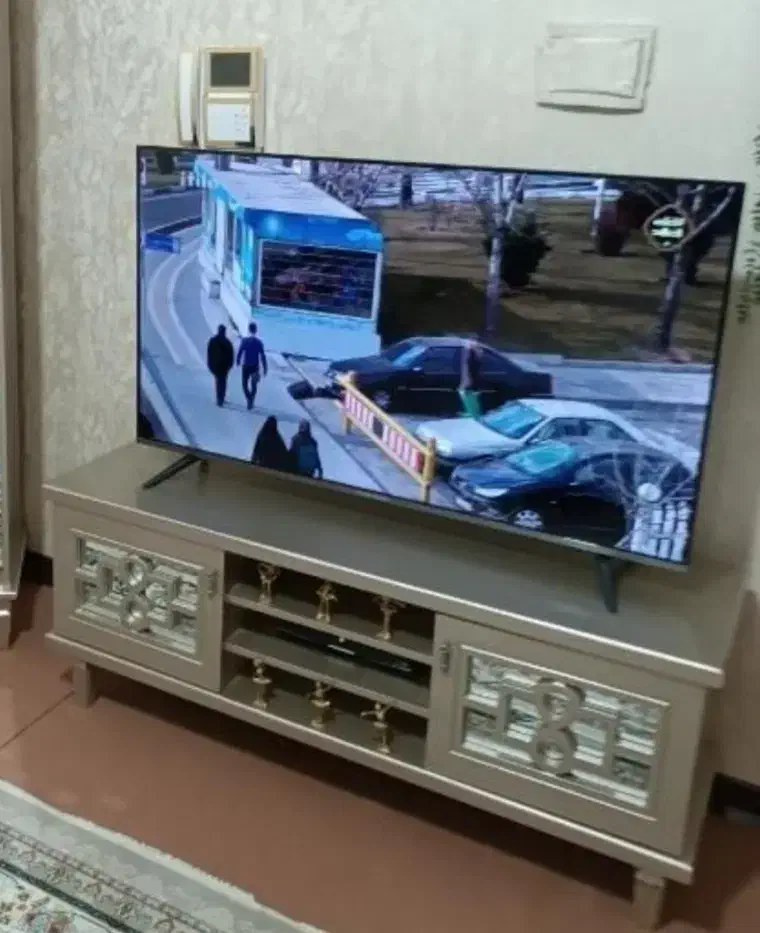 ست چوبی رنگ بژو‌جا کفشی جدا .. اینه دار|بوفه، ویترین، کنسول|نسیم‌شهر, |دیوار