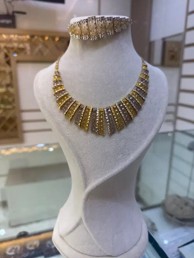 سرویس طلا تراش دار فقط۳درصد|زیورآلات و اکسسوری|خمینی‌شهر, |دیوار