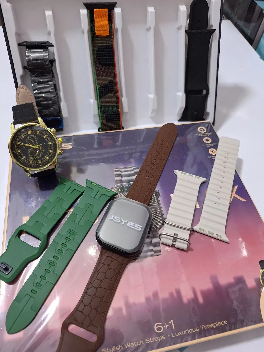 ساعت هوشمند/(همراه با ساعت عقربه ای)|لوازم جانبی موبایل و تبلت|زنجان, |دیوار