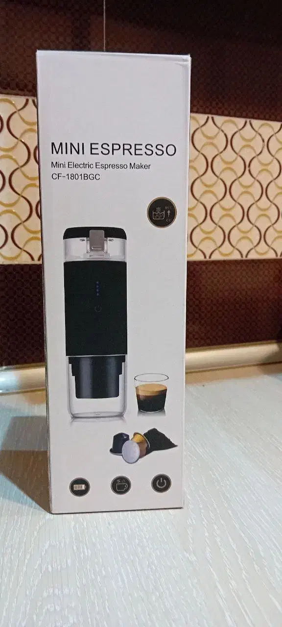 فروش مینی اسپرسو ساز شارژی مدل CF-1801BGC|سماور، چایساز، قهوهساز|تهران, مطهری|دیوار
