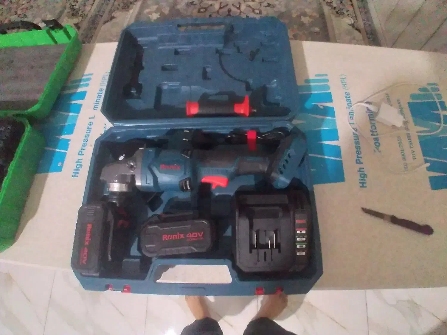 مینی فرز شارژی و تراز لیزری|ابزارآلات|کهریزک, |دیوار