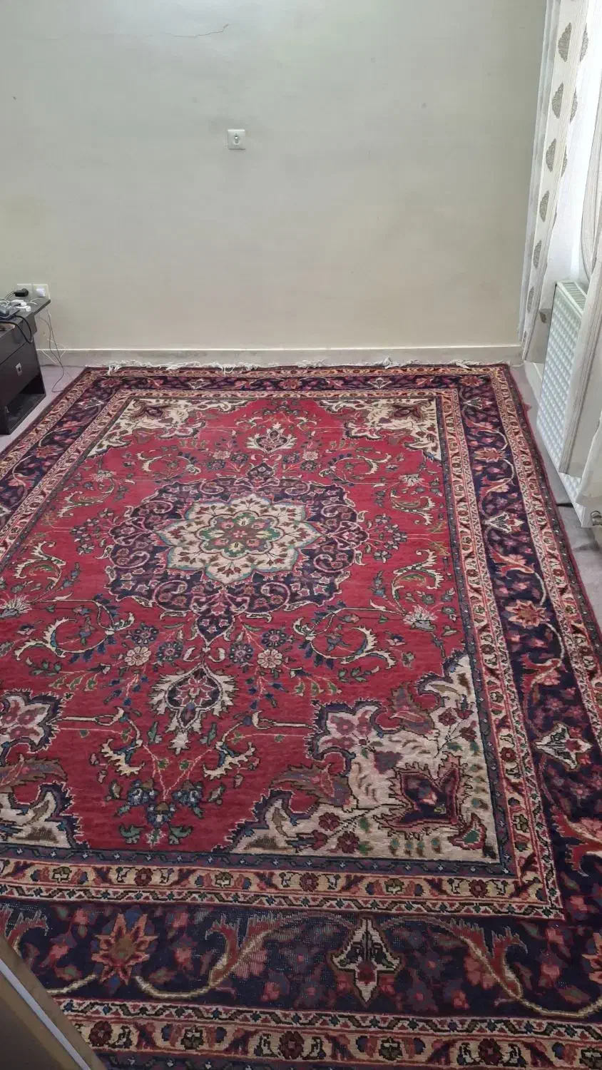 فرش دستبافت خیلیی  تمیز تبریز ۹ متری|فرش|احمدآبادمستوفی, |دیوار