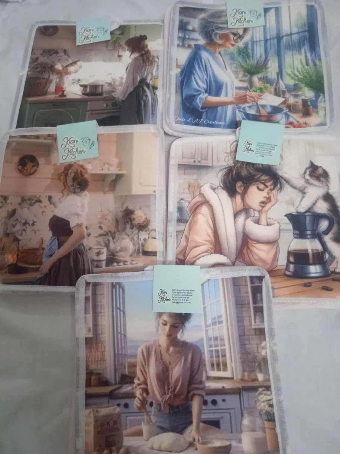 دستمال و دستگیره لوازم ارایش|سفره، حوله، دستمال آشپزخانه|گلبهار, شهر جدید گلبهار|دیوار