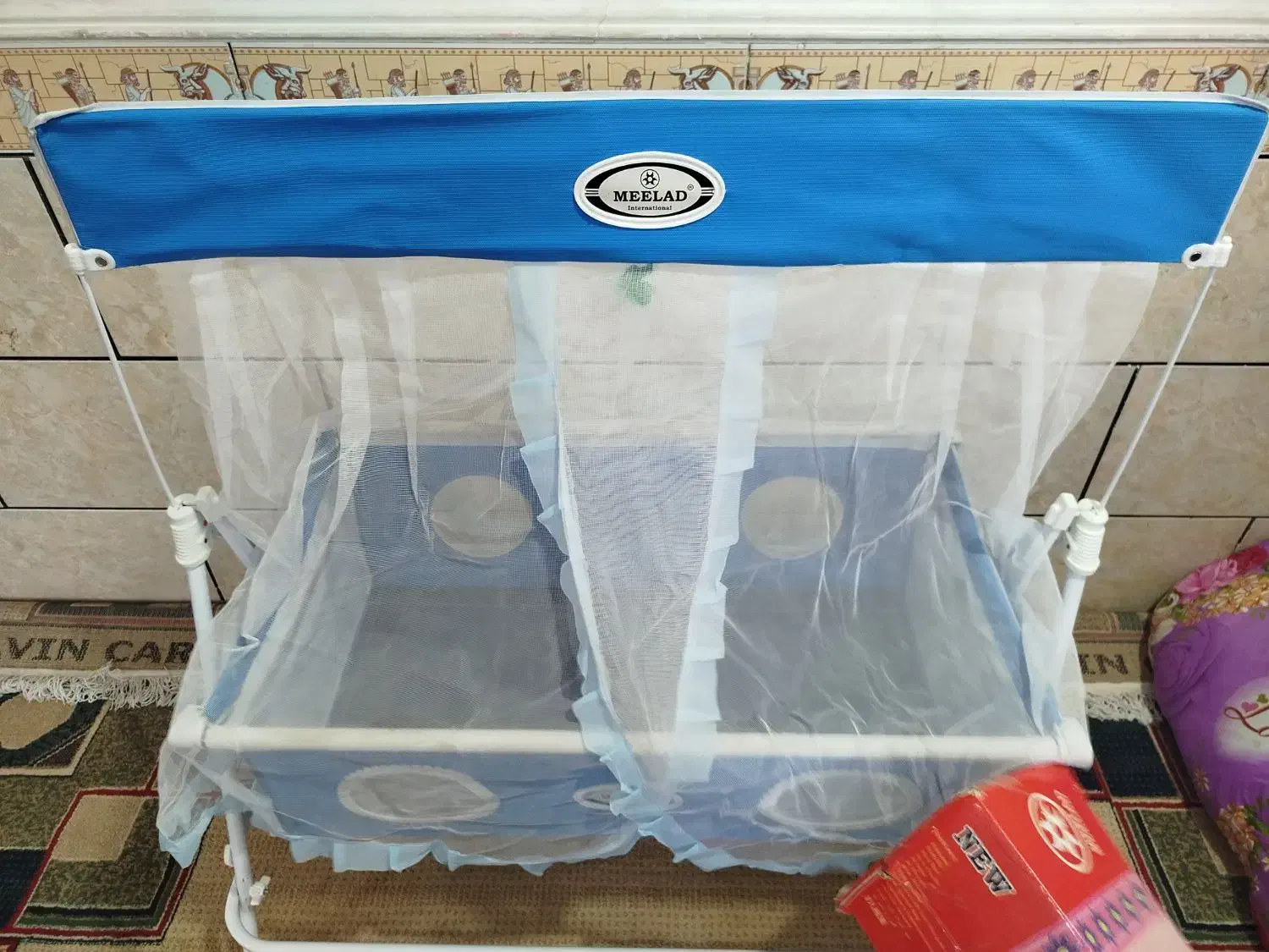 گهواره تمیزدرحدنو|تخت و صندلی بچه|بهبهان, |دیوار