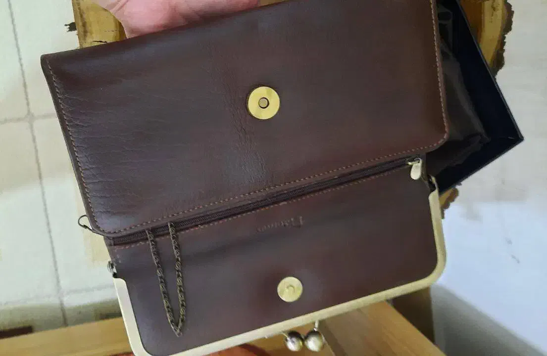 کیف چرم مرغوب گاوی|کیف، کفش، کمربند|گنبد کاووس, |دیوار