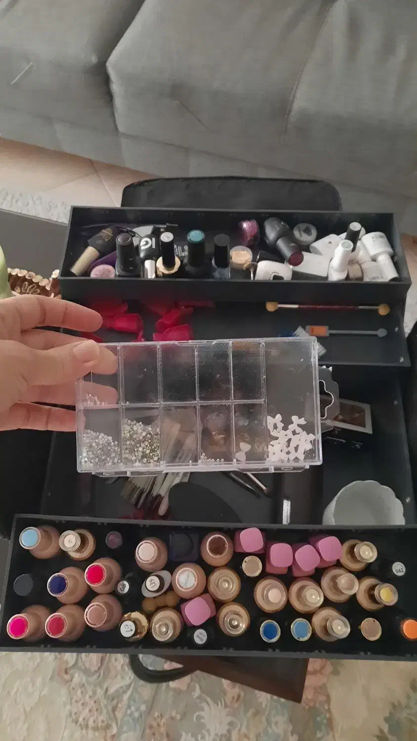 لاک ژل و وسایل دیزاین ناخن|آرایشی، بهداشتی، درمانی|فردیس, قریشی|دیوار