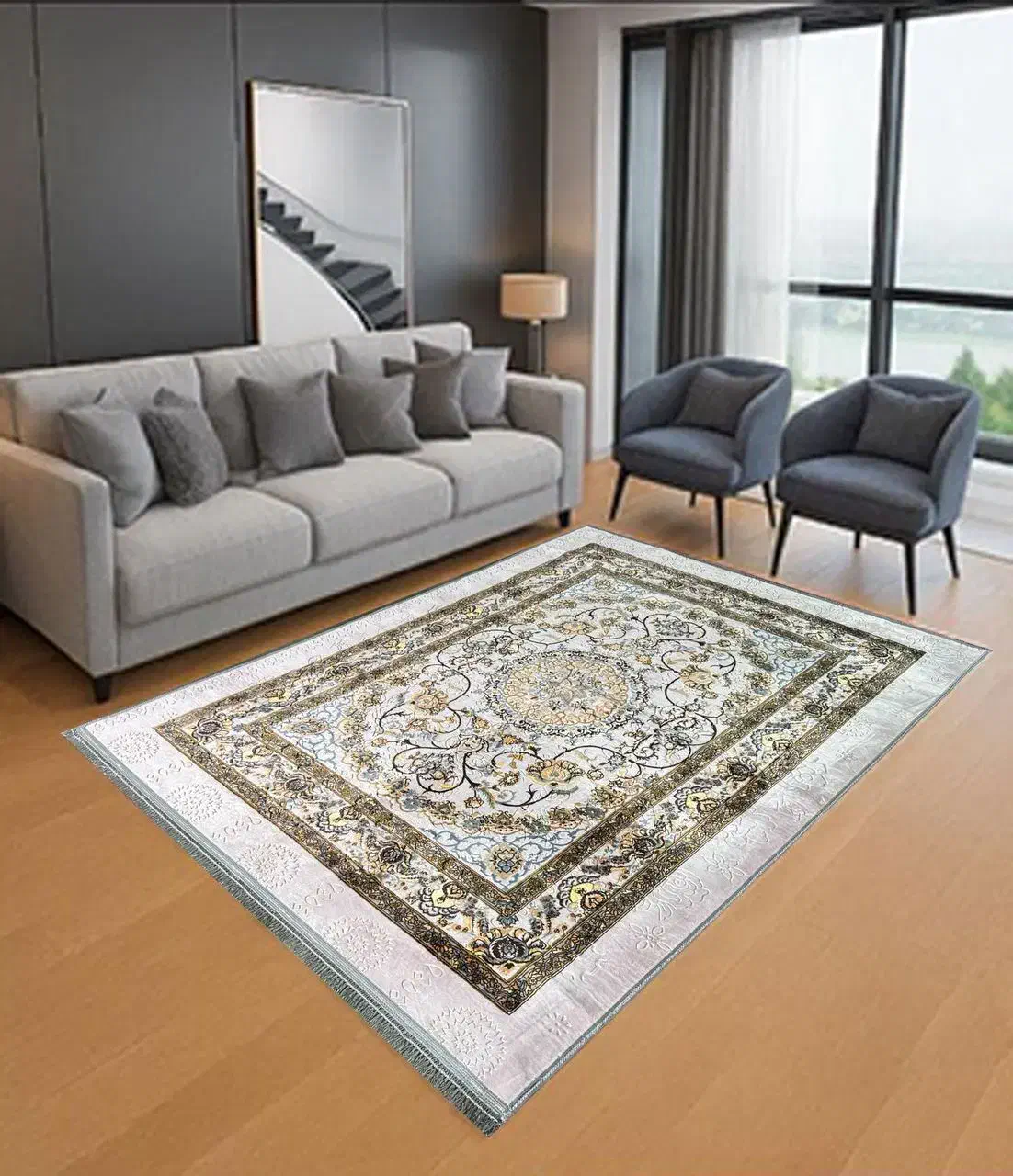 پتو فرش ۶متری جدید مارک معروف ودرجه یک ترولاو|روفرشی|نورآباد, |دیوار