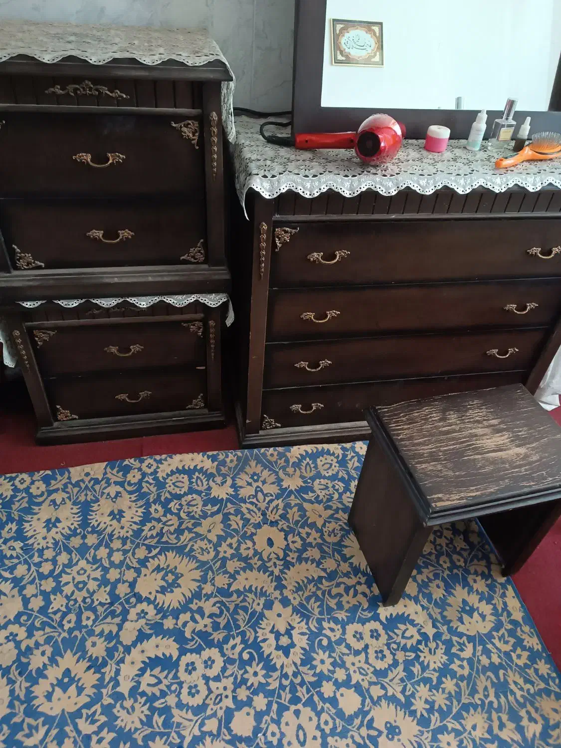 سرویس خواب دونفره|تخت و سرویس خواب|زرند, |دیوار