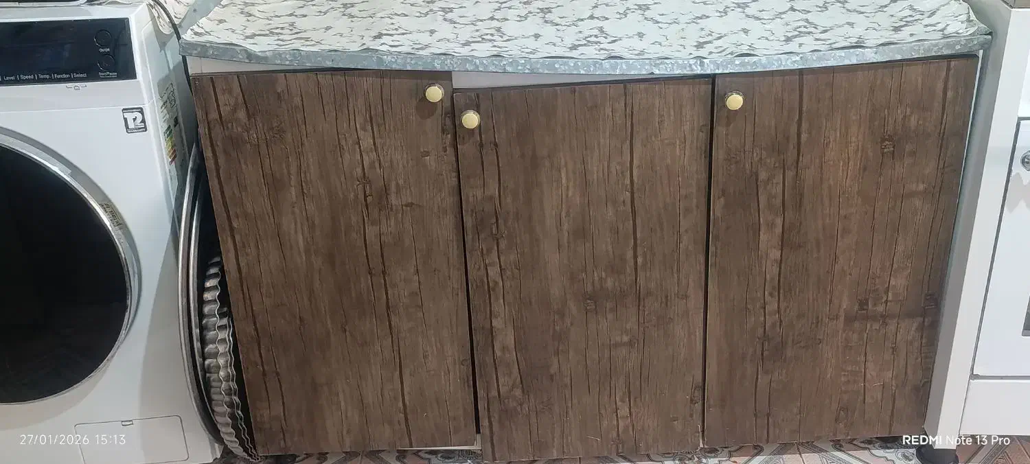 کابینت با سینگ وهود|آب‌چکان و نظم‌دهنده ظروف|الیگودرز, |دیوار