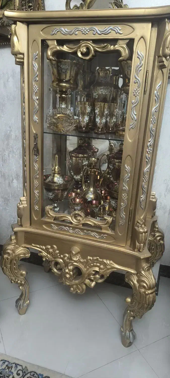 بوفه چوب راش|بوفه، ویترین، کنسول|کرمانشاه, |دیوار