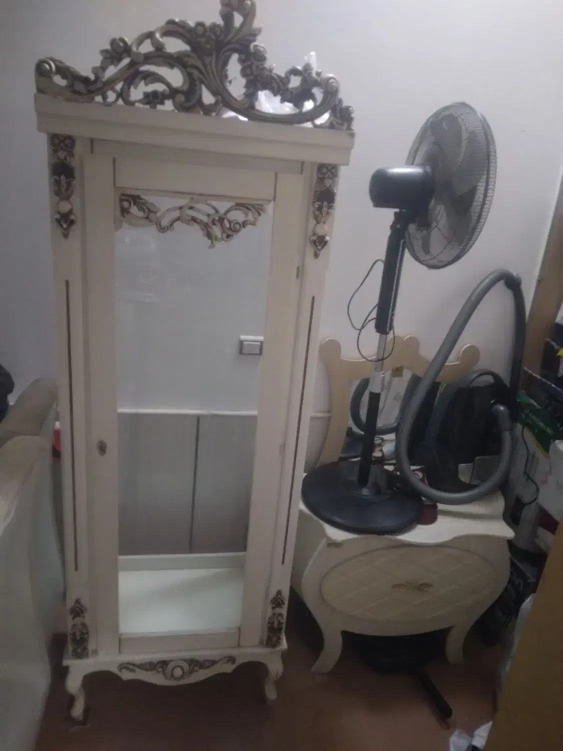 بوفه چوبی|بوفه، ویترین، کنسول|نیشابور, گنبد سبز|دیوار