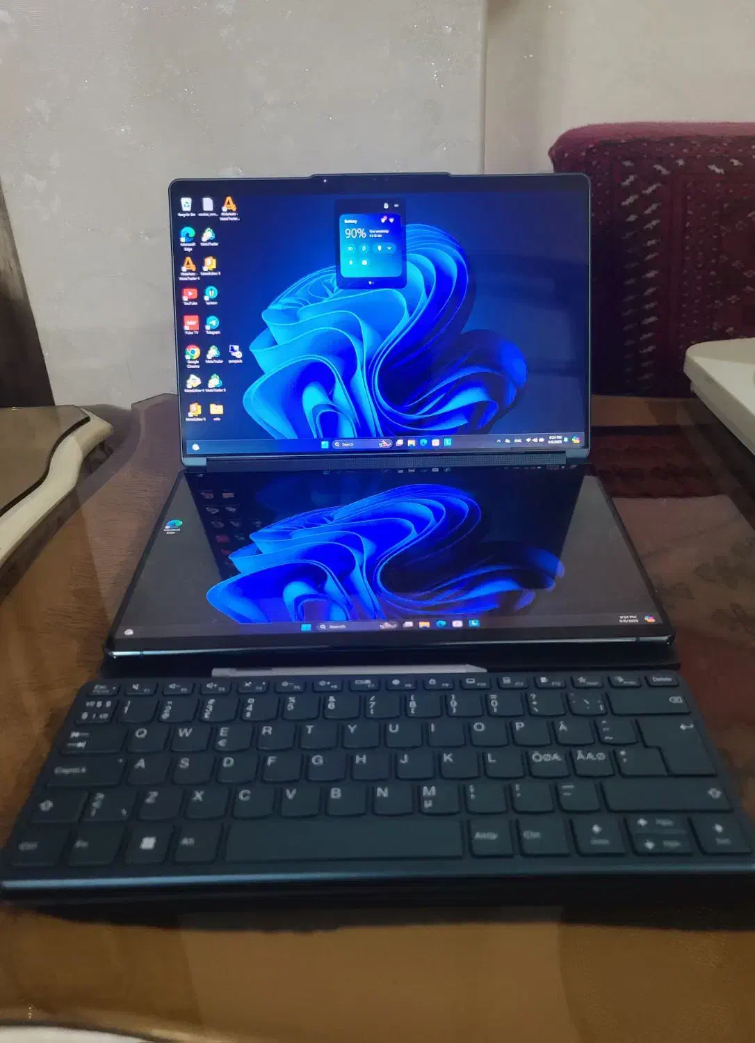لب تاپ lenovo yoga book 9i|رایانه همراه|اسلام‌شهر, مطهری|دیوار
