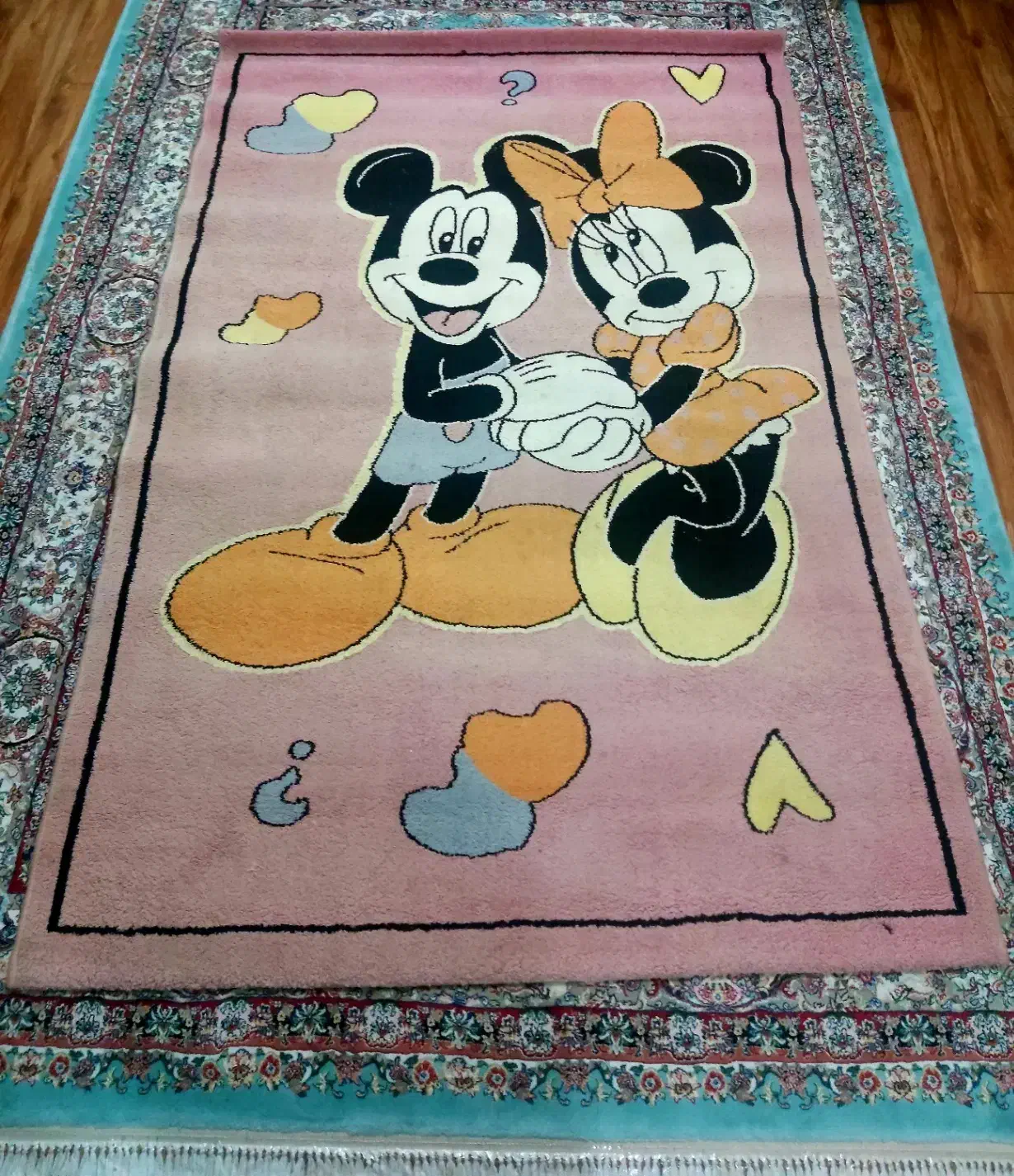 فرش عروسکی چهار متری در حد نو|فرش|اهواز, عامری|دیوار