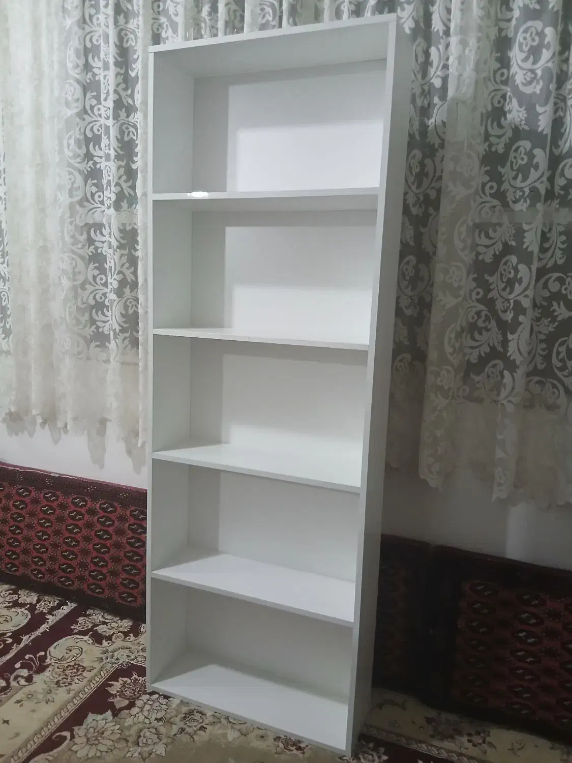 قفسه یا کتابخانه|کتابخانه، شلف، قفسه‌های دیواری|قم, شاه ابراهیم|دیوار