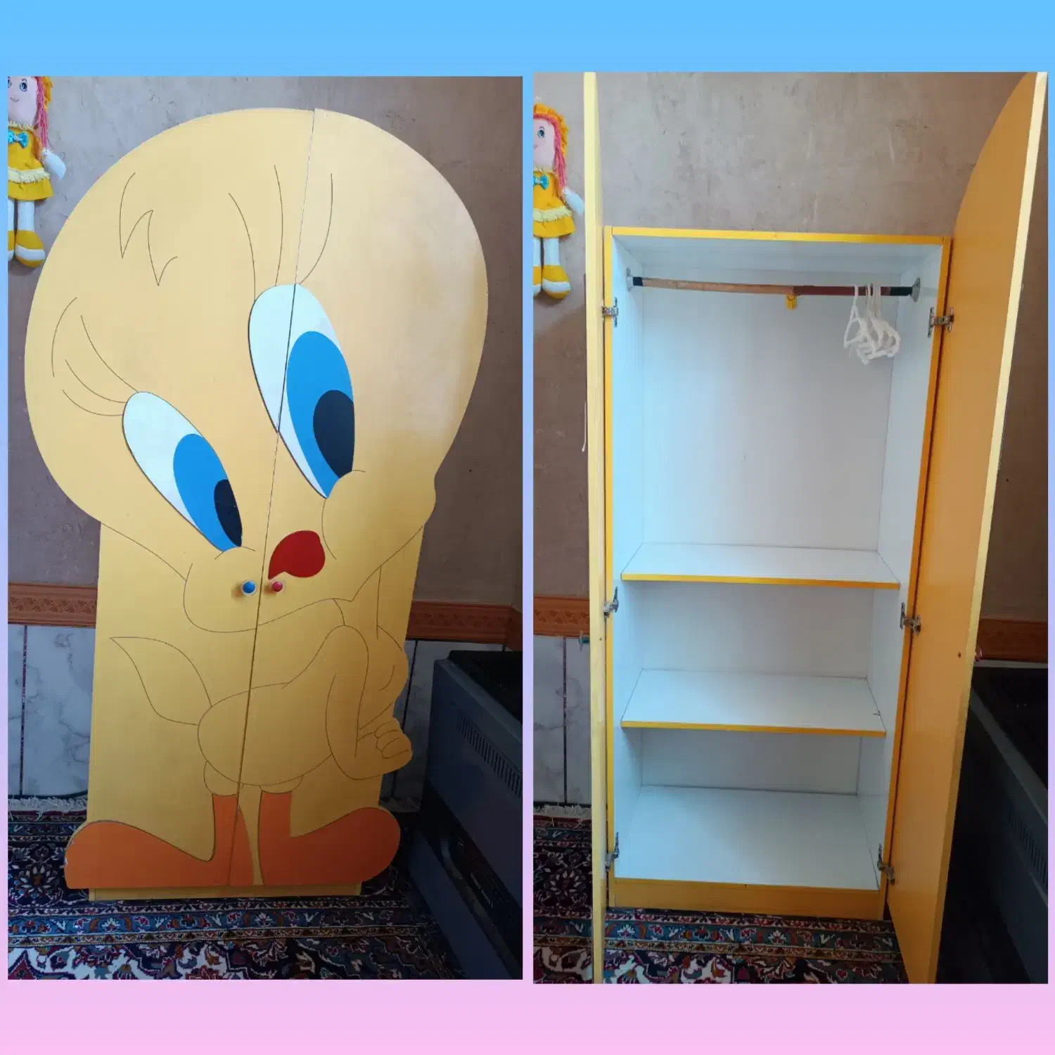 کمد نوجوان|جاکفشی، کمد، دراور|رونیز, |دیوار