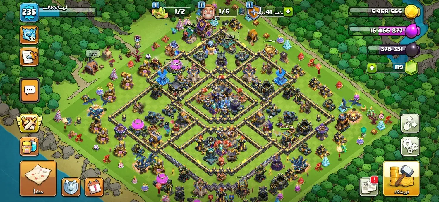 اکانت کلش لول ۲۳۵ قدیمی|کنسول، بازی ویدئویی و آنلاین|محمدیه-قزوین, |دیوار